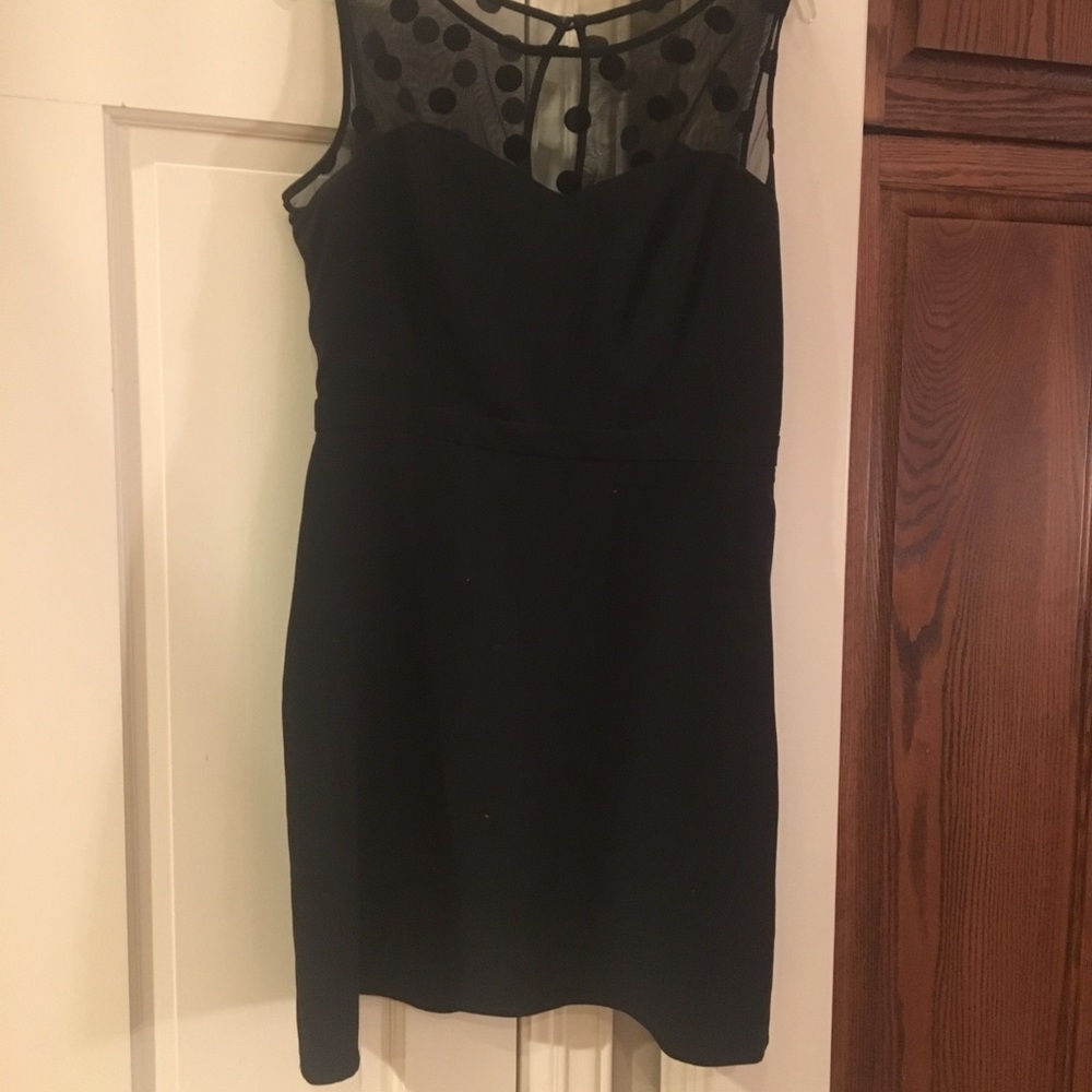 Fitted Black Cocktail Party Dress
